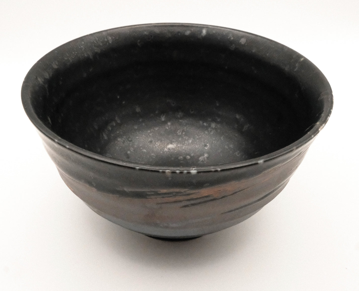 Ibushi Tenmoku Glazed Bowl (For rice, soup, side dishes)