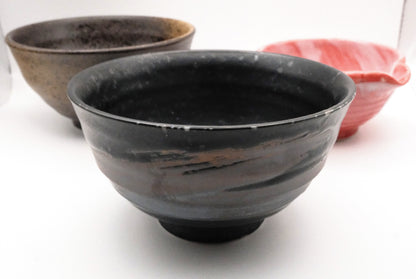 Ibushi Tenmoku Glazed Bowl (For rice, soup, side dishes)