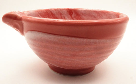 Red Raku Classic Small Bowl (Side dishes, tea, sake, sauces)